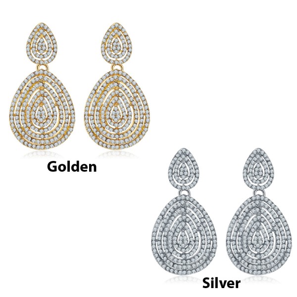 American Diamond Dangling Fashion Earrings 2386