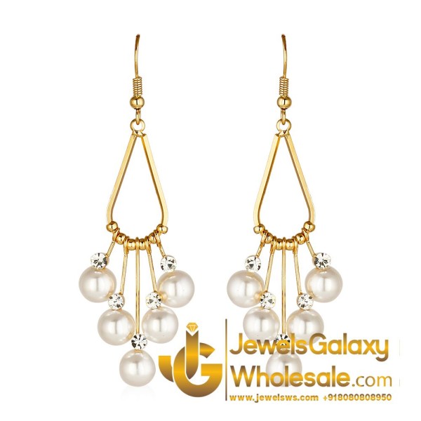 Enthralling Pearl Drop Earrings 1508