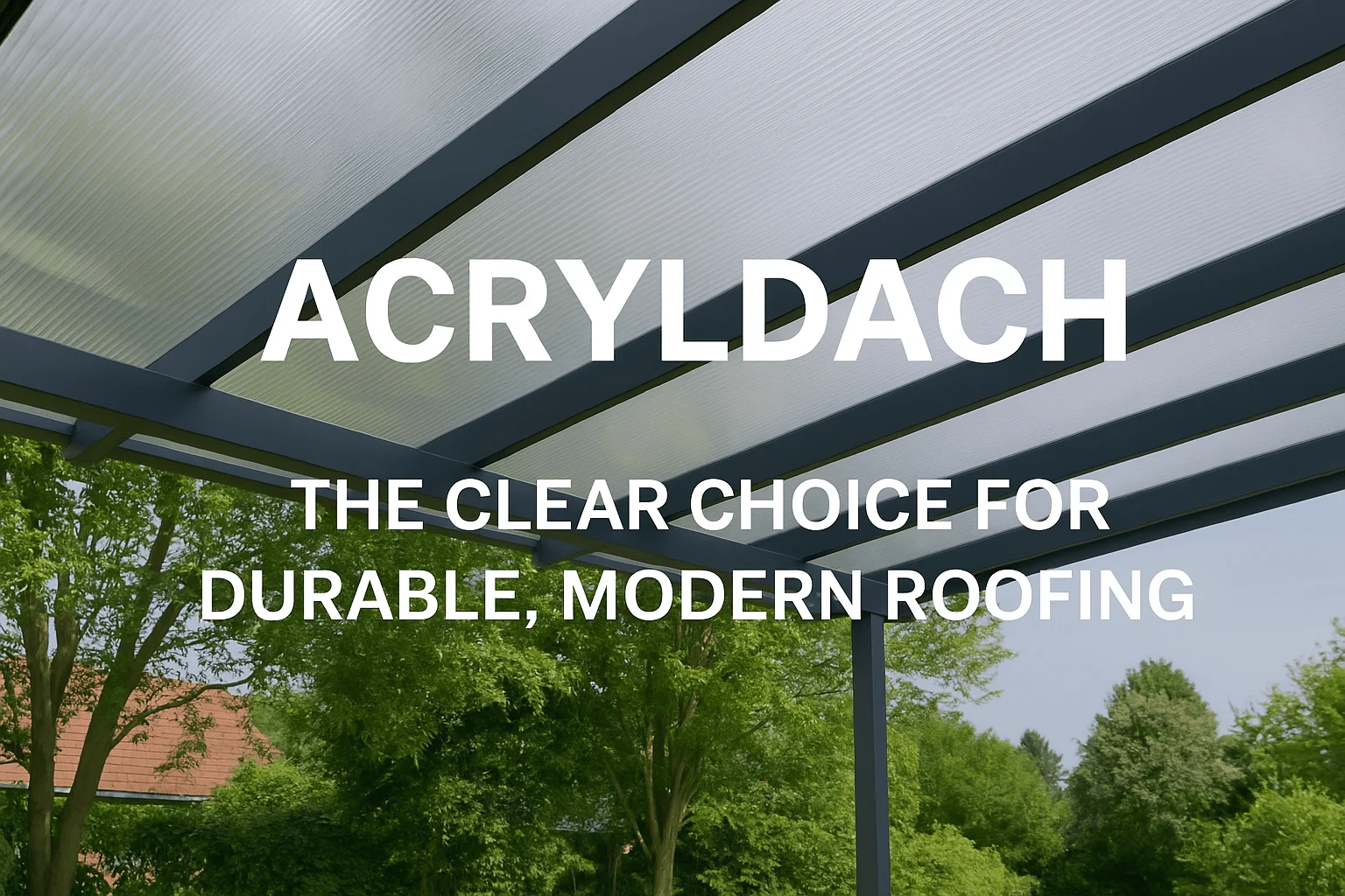 AcrylDach: The Clear Choice for Durable, Modern Roofing