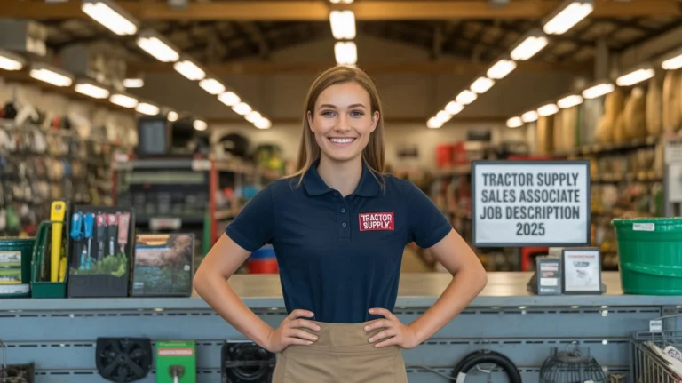 Tractor Supply Sales Associate Job Description