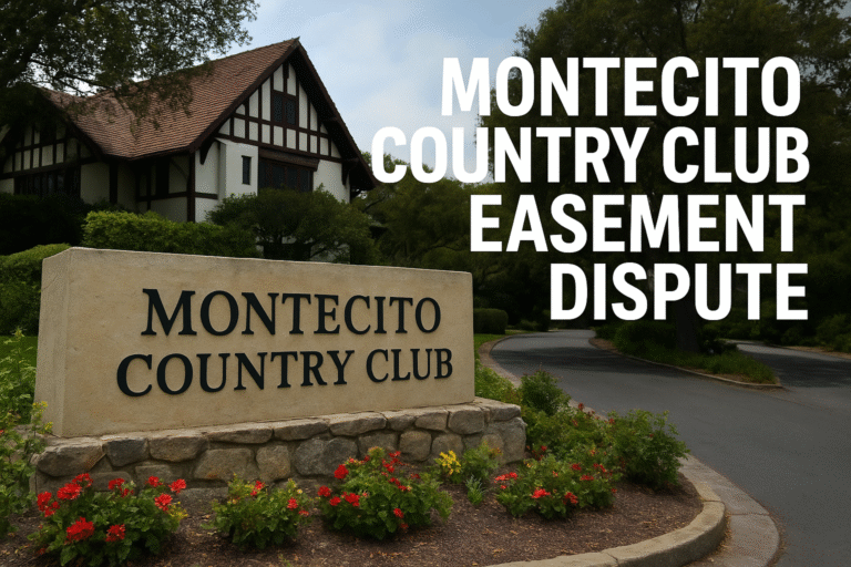 Montecito Country Club Easement Dispute Explained