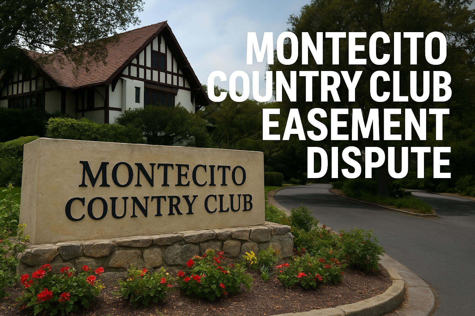 Montecito Country Club Easement Dispute Explained
