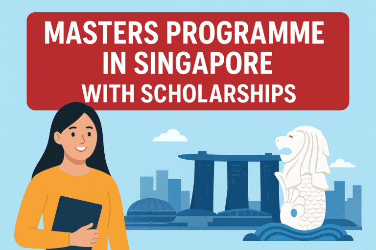 Masters Programme in Singapore with Scholarships