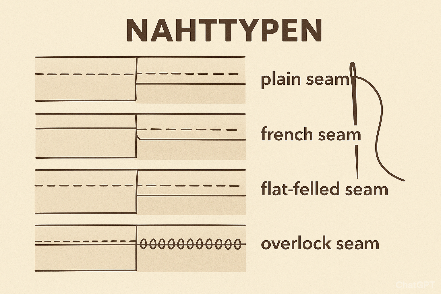Nahttypen: A Complete Guide to Stitch Types and Their Uses