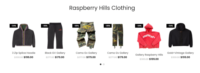 Raspberry Hills Clothing & Hoodies