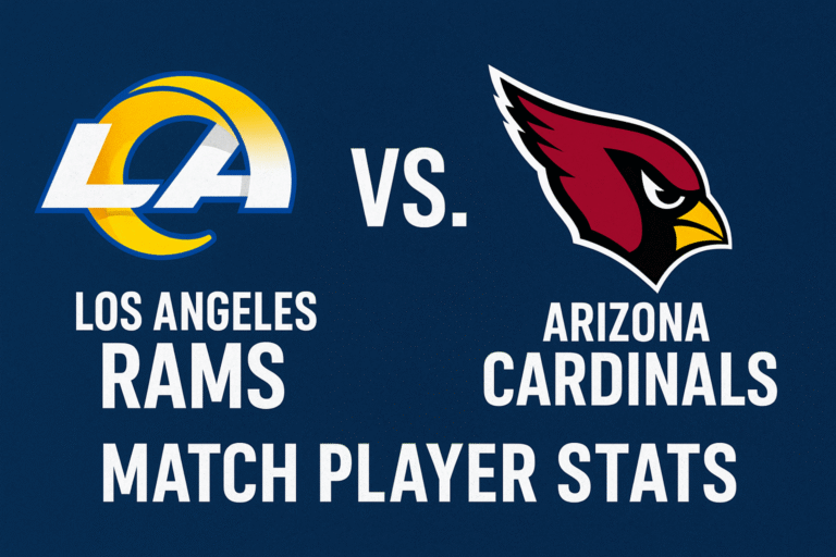 Los Angeles Rams vs Arizona Cardinals Match Player Stats Breakdown