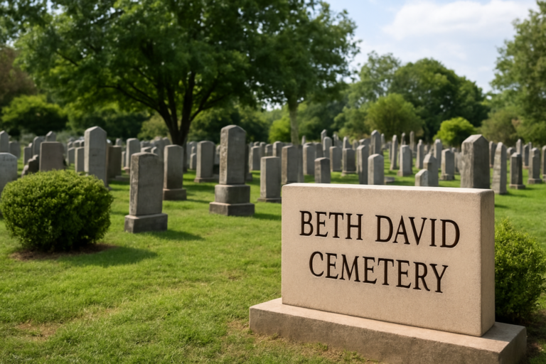 Beth David Cemetery Guide for Visitors and Families