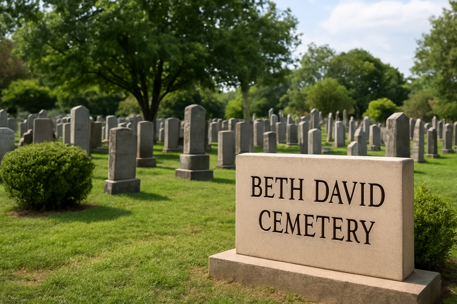 Beth David Cemetery Guide for Visitors and Families