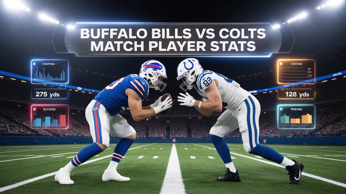 Buffalo Bills vs Colts Match Player Stats