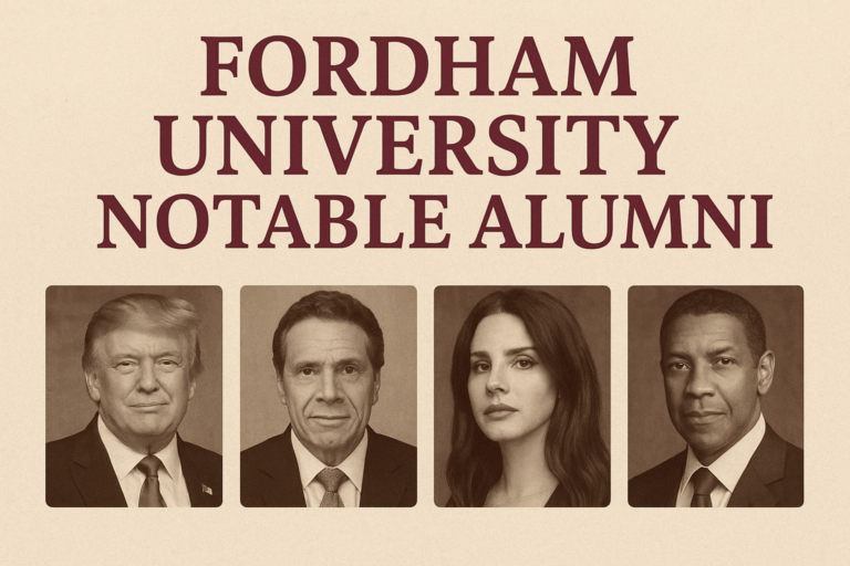 Fordham University Notable Alumni Guide
