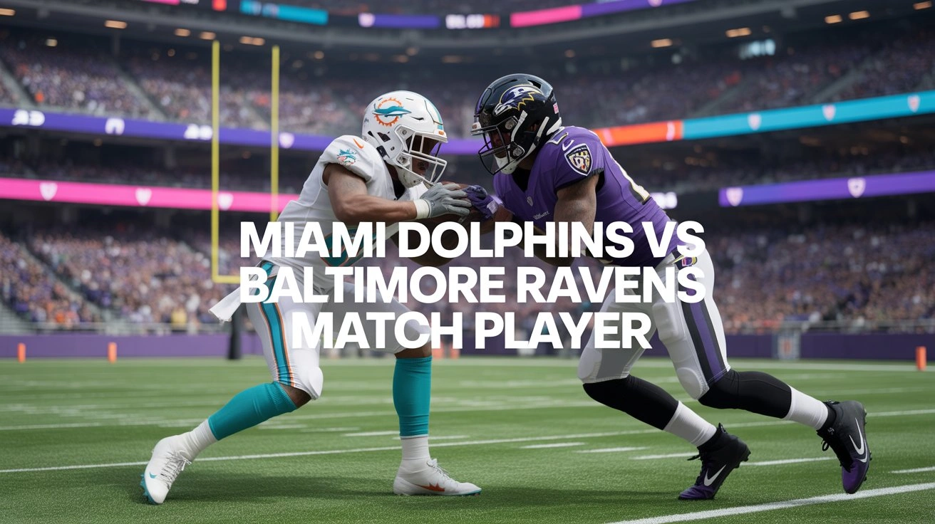 Miami Dolphins vs Baltimore Ravens Match Player Stats