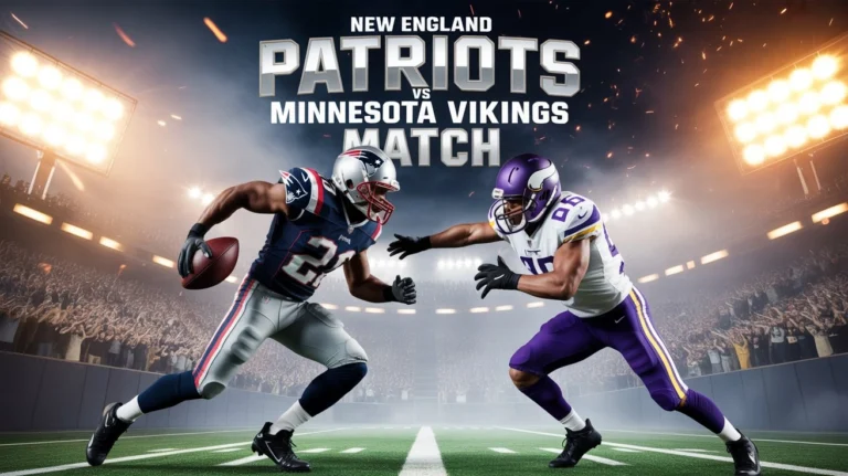 New England Patriots vs Minnesota Vikings Match Player Stats