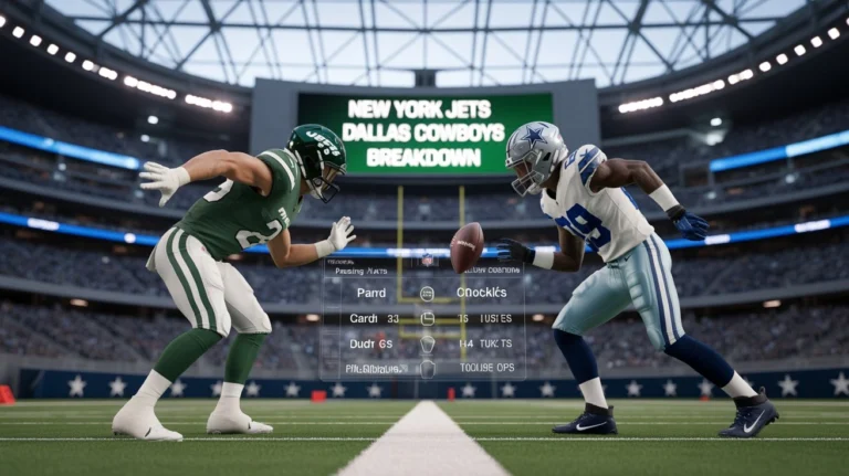 New York Jets vs Dallas Cowboys Match Player Stats