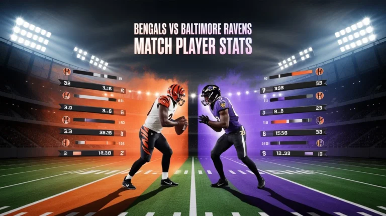 bengals vs baltimore ravens match player stats