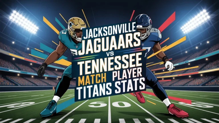 jacksonville jaguars vs tennessee titans match player stats
