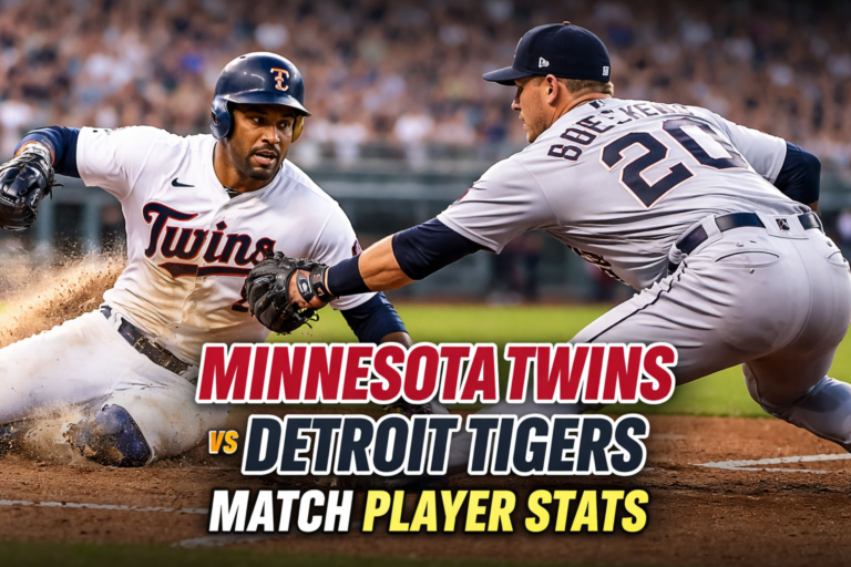 Minnesota Twins vs Detroit Tigers Match Player Stats (2026 Analysis)