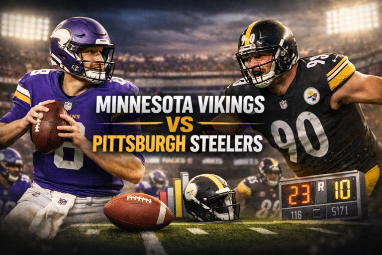 Minnesota Vikings vs Pittsburgh Steelers Match Player Stats (2026)