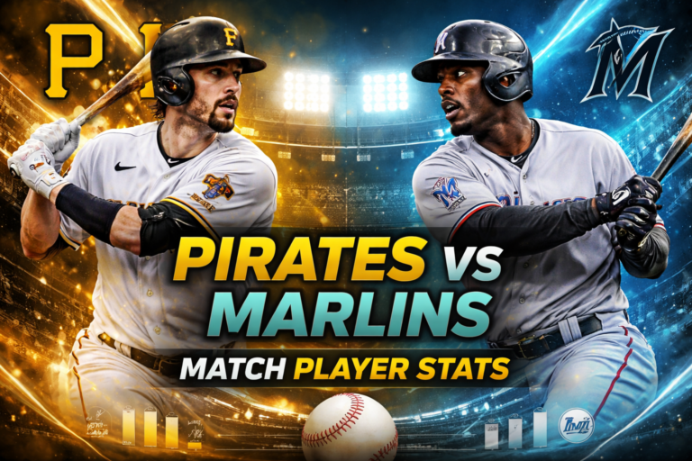 Pittsburgh Pirates vs Miami Marlins Match Player Stats