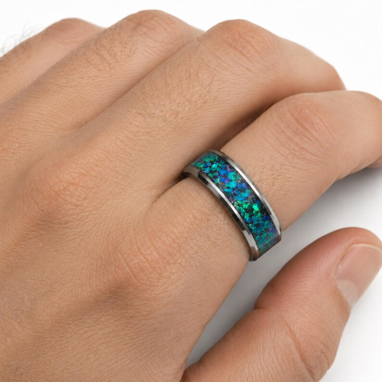 Best Nature Inspired Men’s Wedding Rings for Unique Groom Fashion