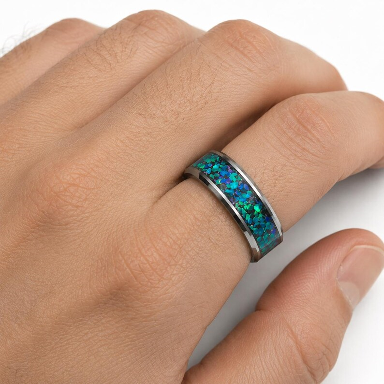 Best Nature Inspired Men’s Wedding Rings for Unique Groom Fashion